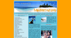 Desktop Screenshot of maldivestour.com